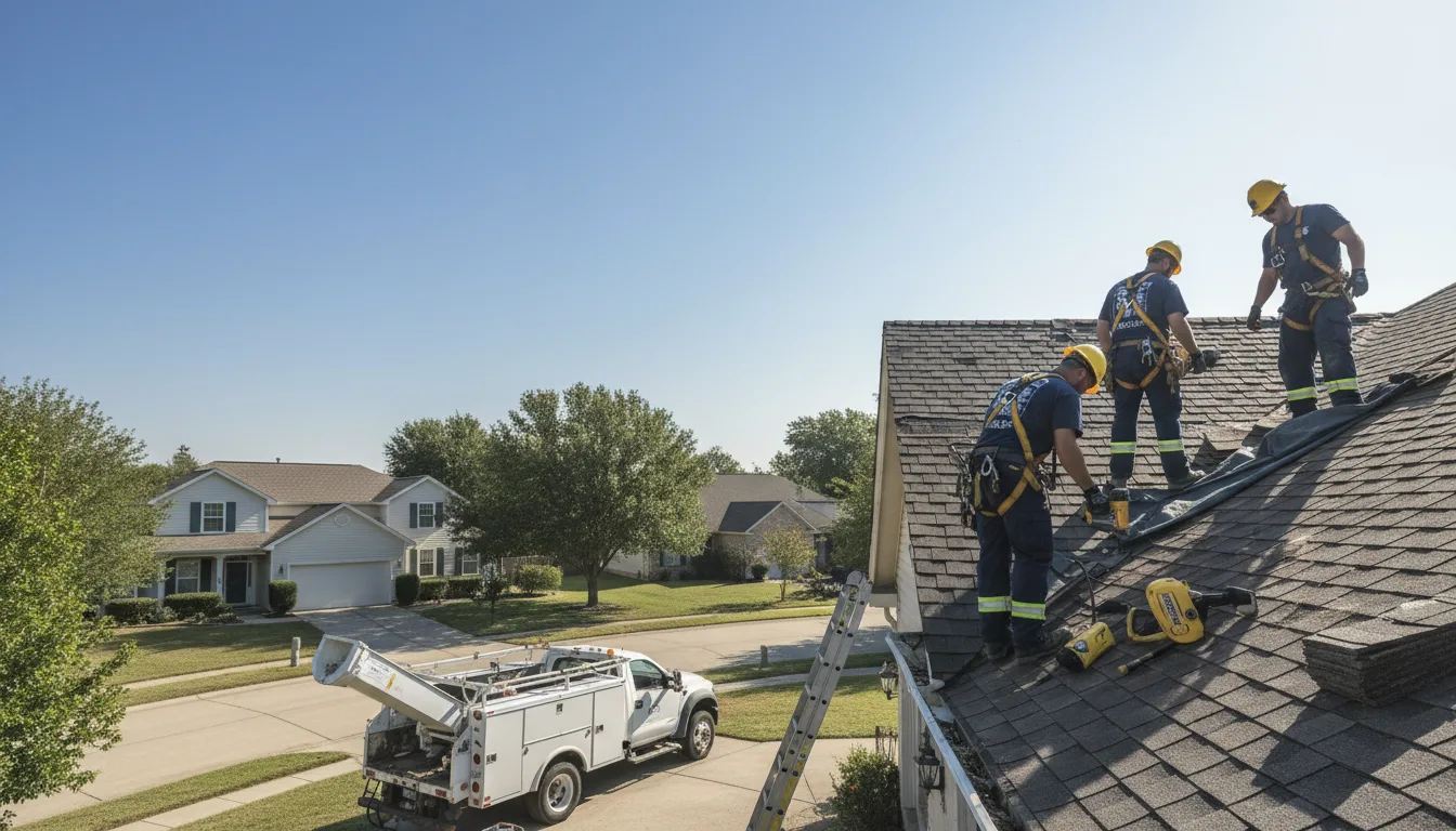 Storm Damage Roof Repair in Earth City, MO